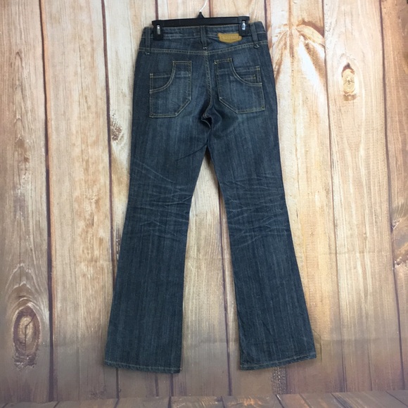 💙ROSSINI 4 Multi Pocket Bootcut jean size 27 - Picture 8 of 8